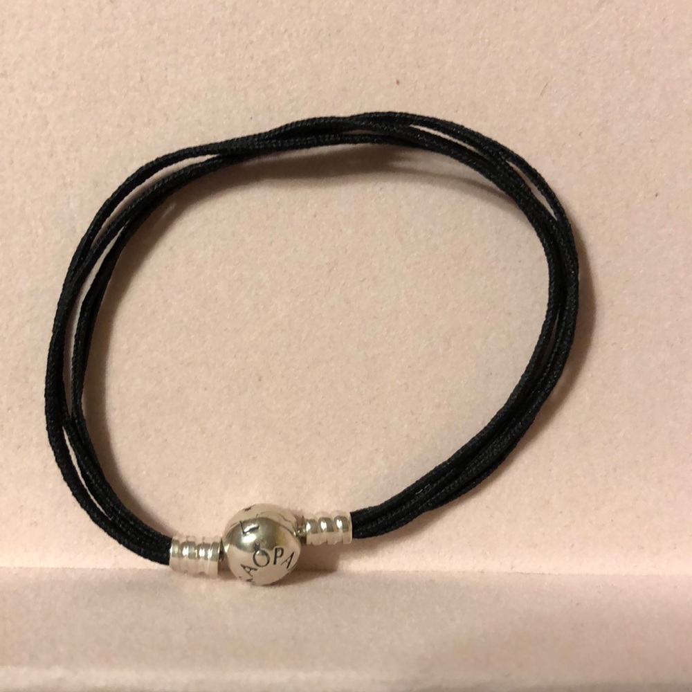 Black rope bracelet
